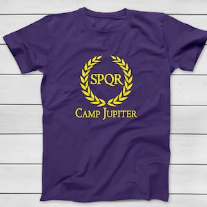 Camp Jupiter - Camp Half-Blood Chronicles Branches T-Shirt - Percy Jackson and Olympian SPQR Adult Unisex T-Shirt - Halloween Costume