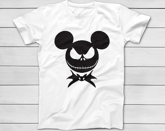 Jack Skellington T-Shirt For Mickey's Not So Scary Halloween Party - Disney Group Shirts - Halloween Costume T-Shirts - Mickey Minnie