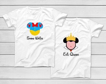 White and the Evil Queen Snow and Dwarfs - Etsy