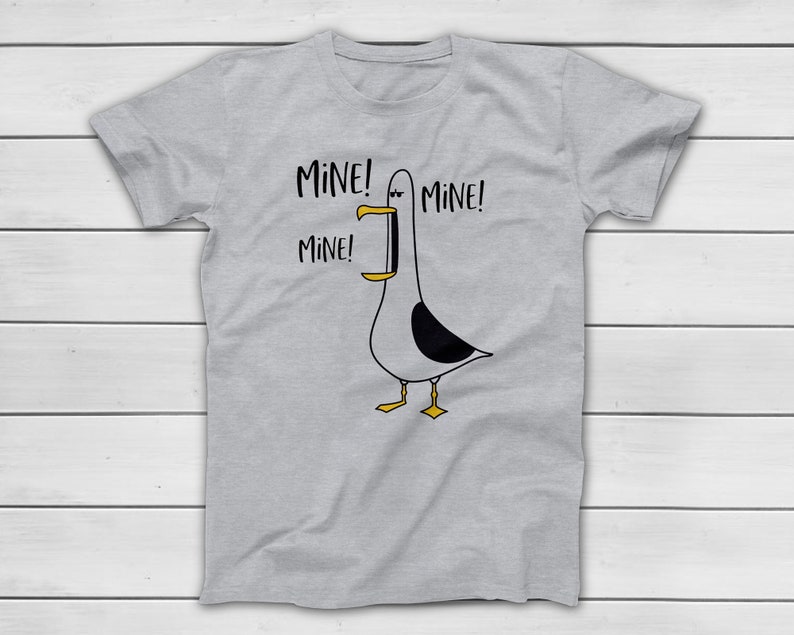 Finding Nemo Seagull MINE MINE MINE T-shirt Disney Family - Etsy