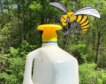 Really Good Wasp Trap for Recycled Milk Jug