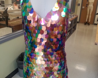 1970s Sequin Dress - Etsy