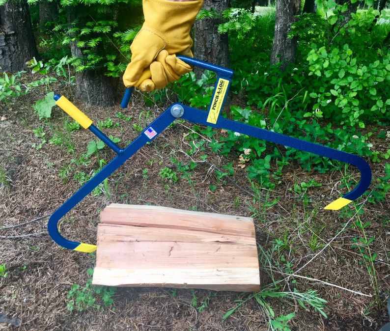 Firewood Tongs Firewood Pickup Tool Etsy