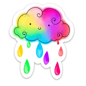 Rainbow Cloud Magnet