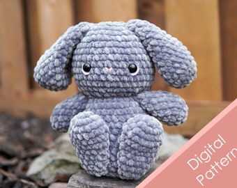 Chunky Bunny Crochet Amigurumi Digital Pattern