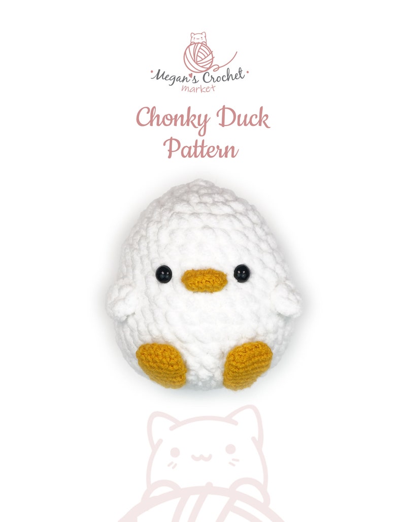 Crochet Chunky Duck Amigurumi Pattern image 3