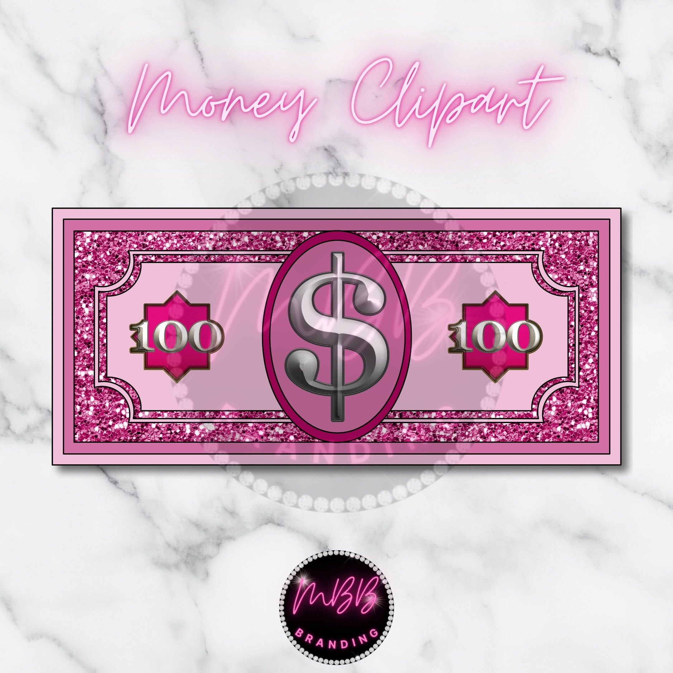 Pink Dollar Bills Clip Art Pink Dollar Bills Clip Art
