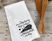 Flour Sack Tea Towel-Motorcycle