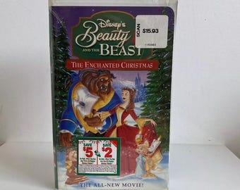 Beauty and the Beast The Enchanted Christmas VHS 1997 Disney Movie NEW SEALED