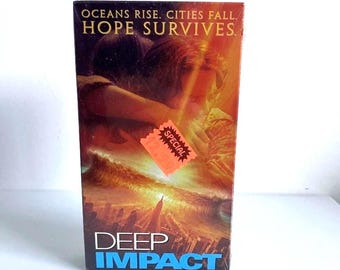 Deep Impact (VHS, 1998) New, FACTORY SEALED Morgan Freeman thriller Robert Duval