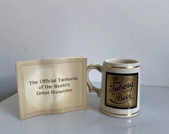 Tuborg Genuine Import Beer Miniature Collectors Mug 1981 Franklin Porcelain