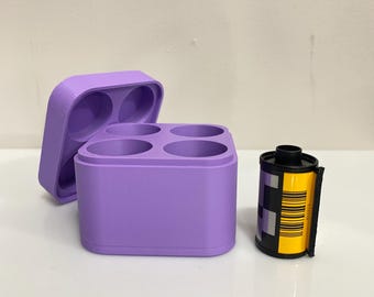 35 / 135mm Film holder / storage container - 3D Printed lavender. Film Not included.