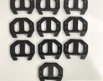 10x 3D Printed Replacement Plastic Rear Drawer Guides in Black.