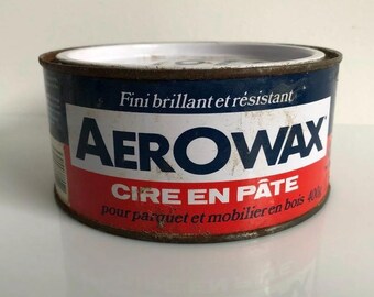 Aerowax Paste Wax Collectable tin.  400g size.  See Photos.