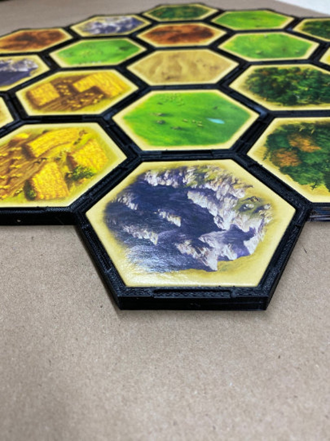 Hex Tiles Board Game Upgrade Kit Etsy