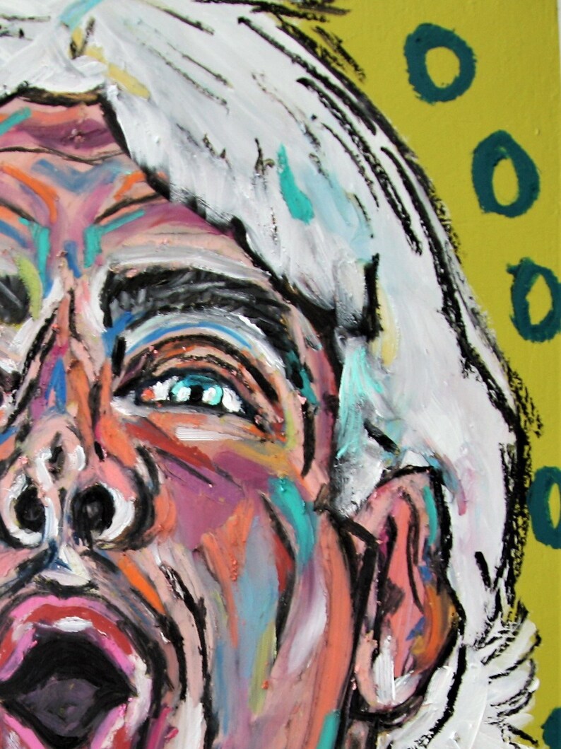 Paint Ric Flair Ric Flair Artist Print, Retro Wrestling Art, Funny Retro Wall Decor ...