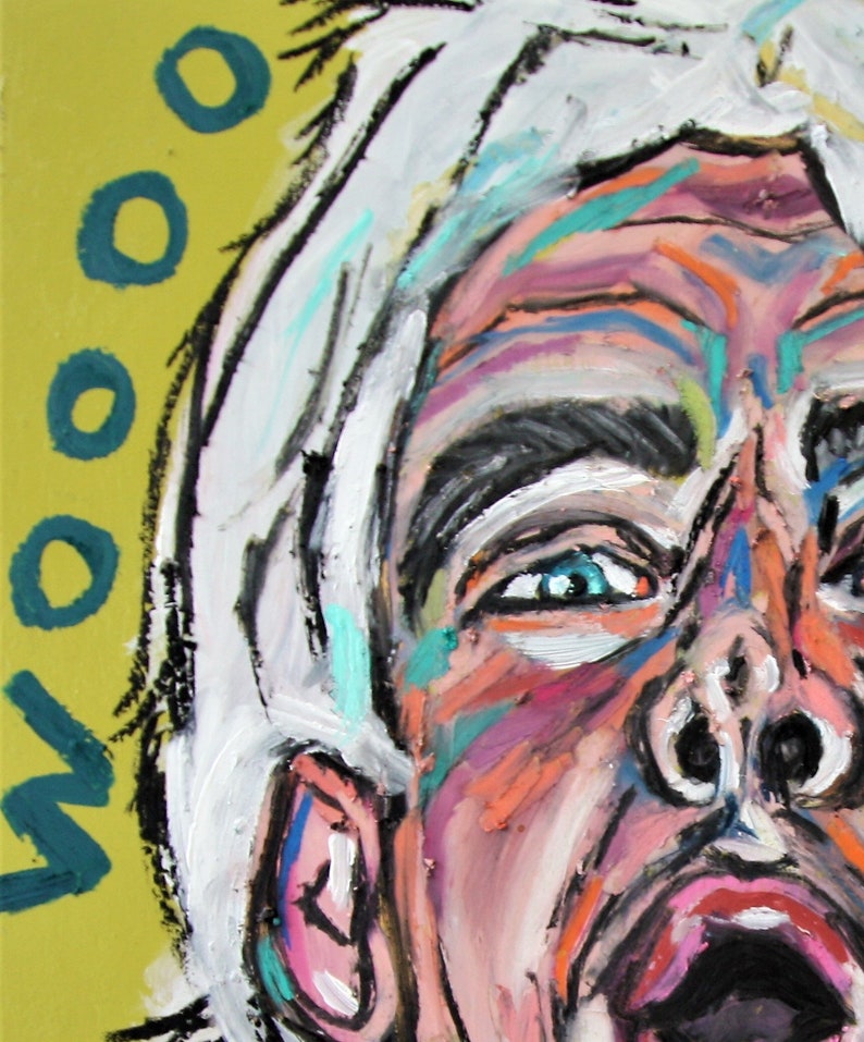Paint Ric Flair Ric Flair Artist Print, Retro Wrestling Art, Funny Retro Wall Decor ...