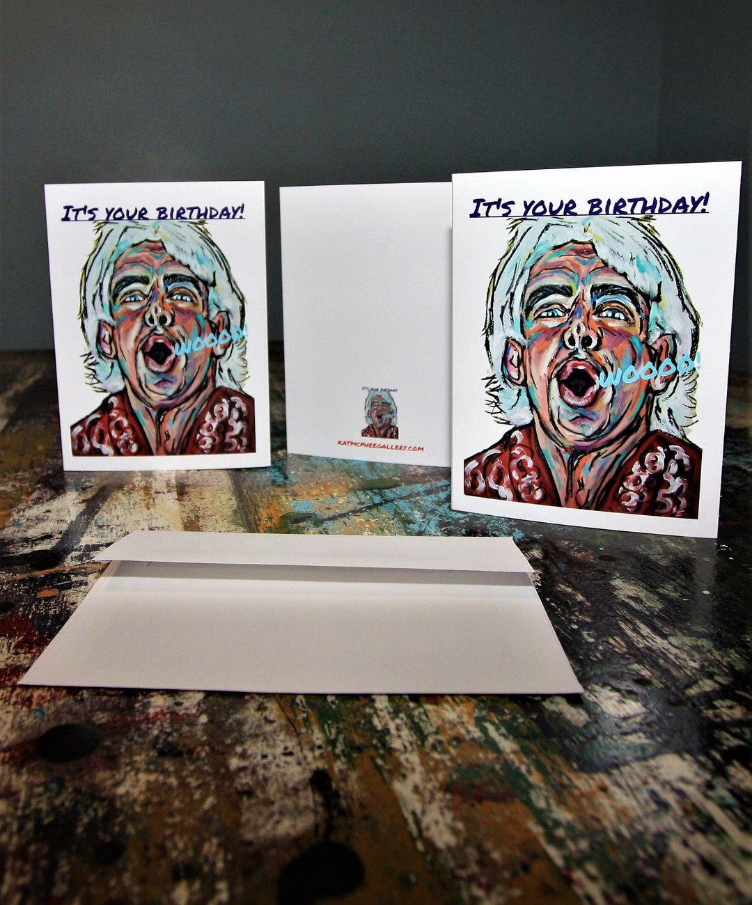 Ric Flair Birthday Card, Ric Flair Greeting Card, Nature Boy Birthday
