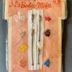 1963 Barbie & Midge Dressmaker Kits #1831 – 2 NOS Complete with Wardrobe Booklets