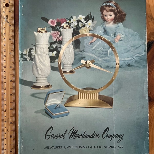 1957 CATALOG General Merchandise Company 772 Pages Midcentury Household Goods Toys Electronics Clothes Jewelry Vanity Tools Hobbies Home