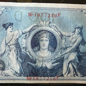 1908 German 100 Mark Banknotes Red Seal Reichsbanknote ~ Antique Currency Germany Paper Money — Lot of 10
