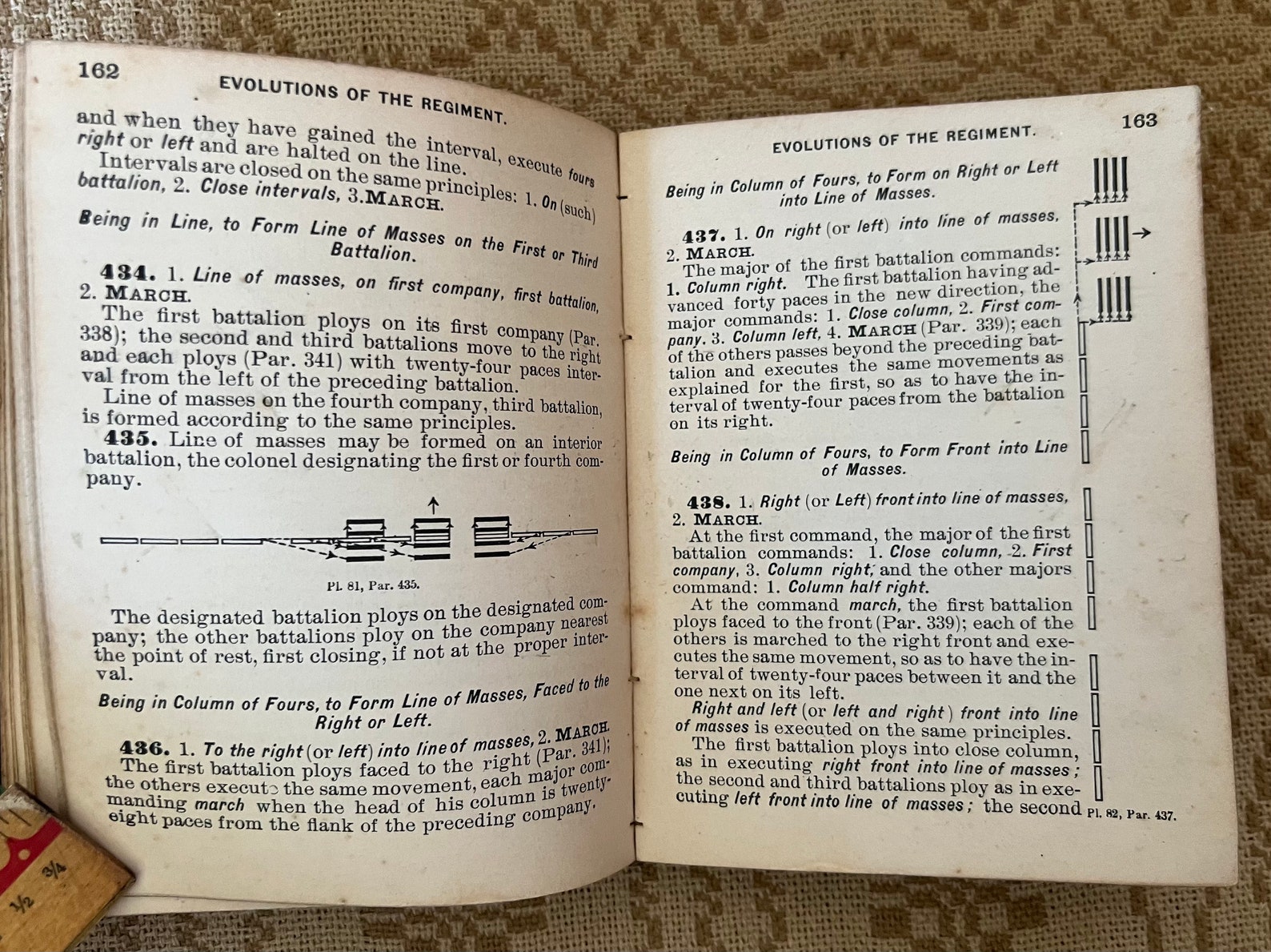 1891 First Edition Infantry Drill Regulations United States Army ...