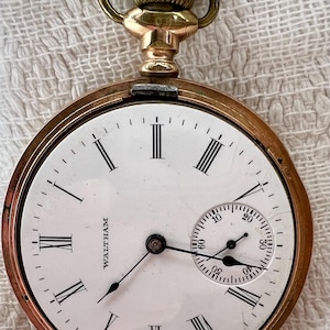 1905 Waltham Pocket Watch 16S - Wadsworth Case (For Parts/Repair)