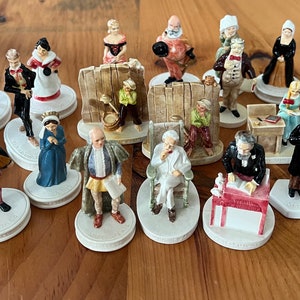 Sebastian Miniatures: Literary Figures Lot - Dickens, Shakespeare, Twain
