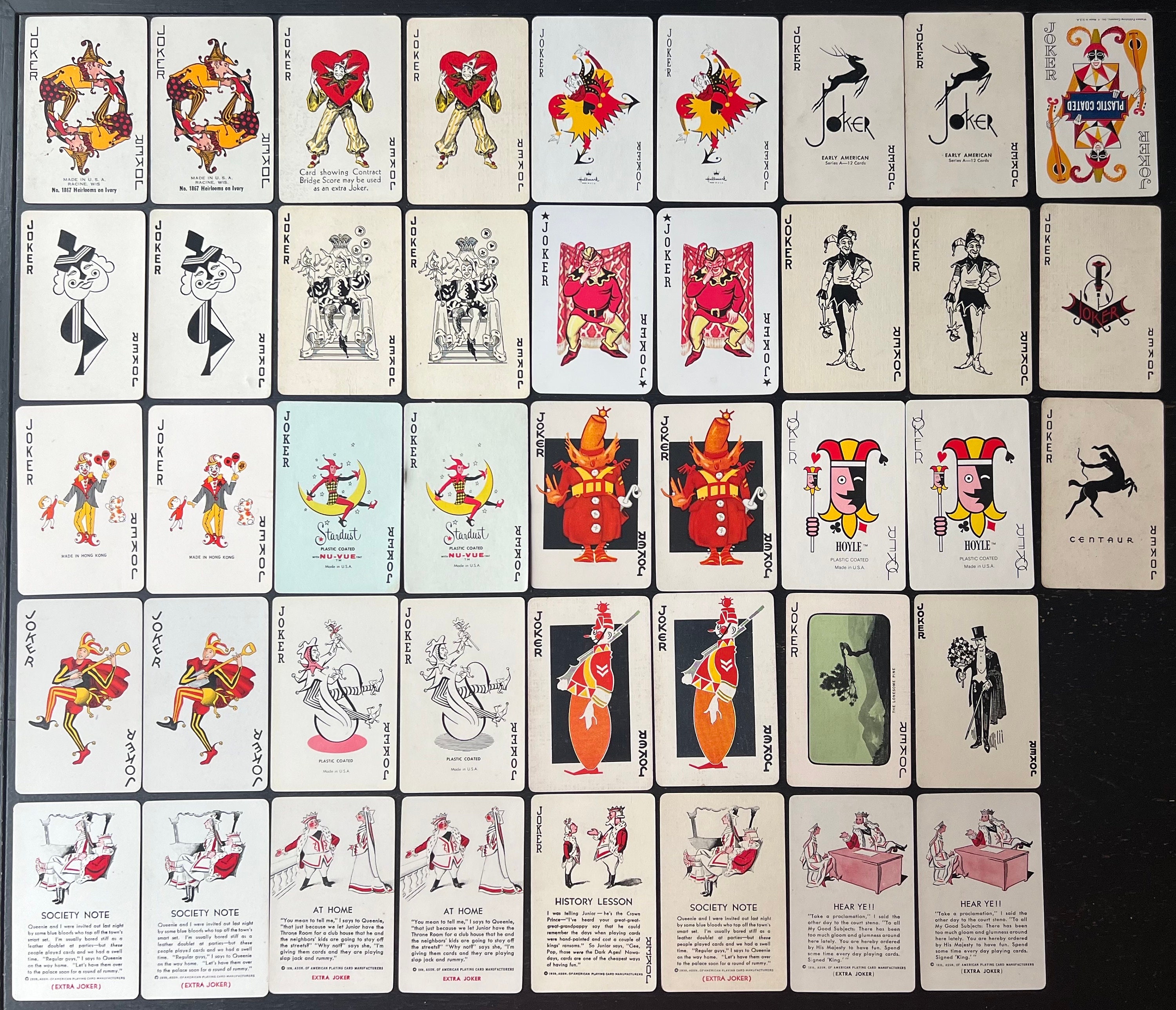 VINTAGE ! 3 pcs. Nippon Paint Playing Card - King Queen Jack of Hearts  (#153)