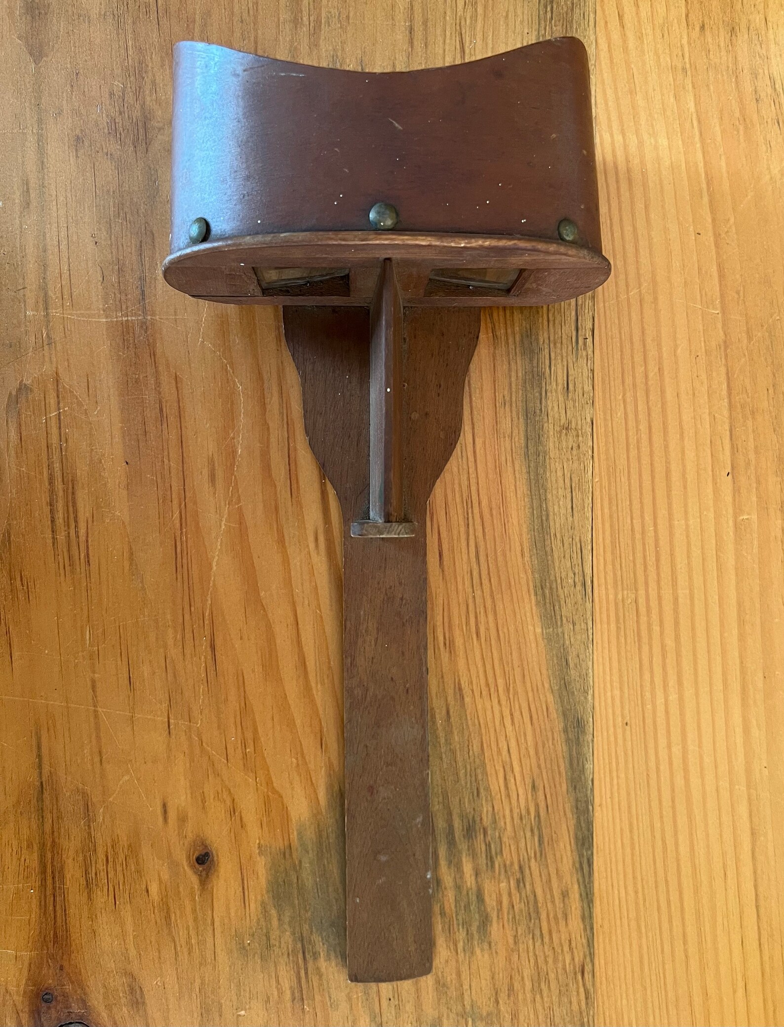STEREOSCOPE Antique Wood Stereoscope PARTS Holmes Style Stereopticon