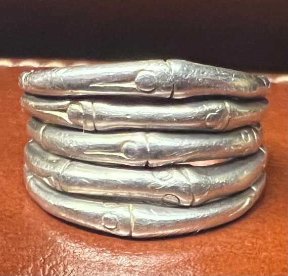 RING Vintage John Hardy 925 Sterling Silver Five … - image 1