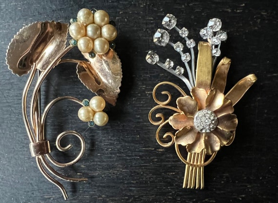 Vintage 2024 brooches 1940s