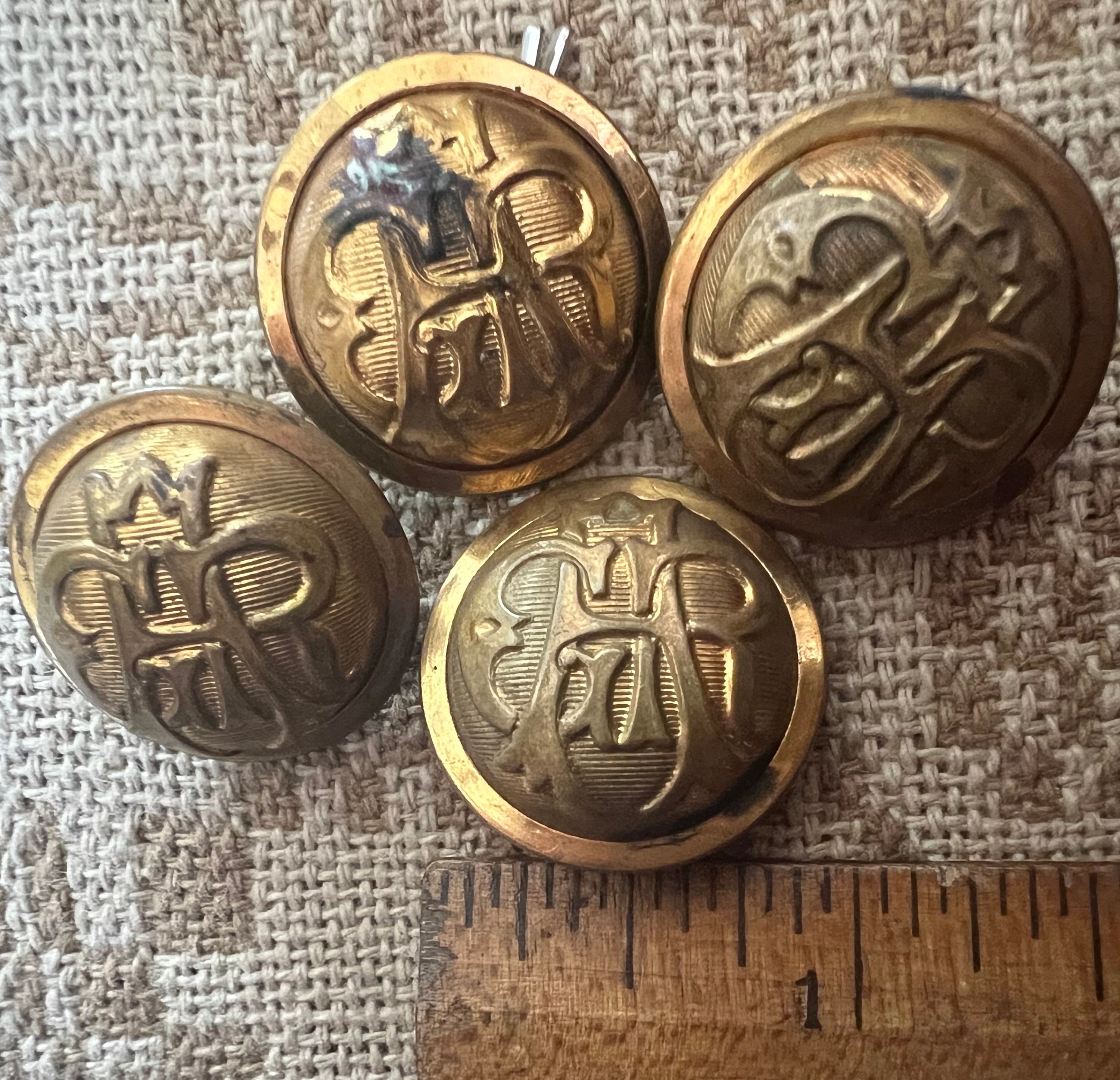 GAR Brass Uniform Buttons: Civil War Veteran Antique Set - Etsy