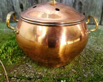Vintage Electric Copper Potpourri Pot Vintage Deodorizer Pot Home and Living Fragrance Decor