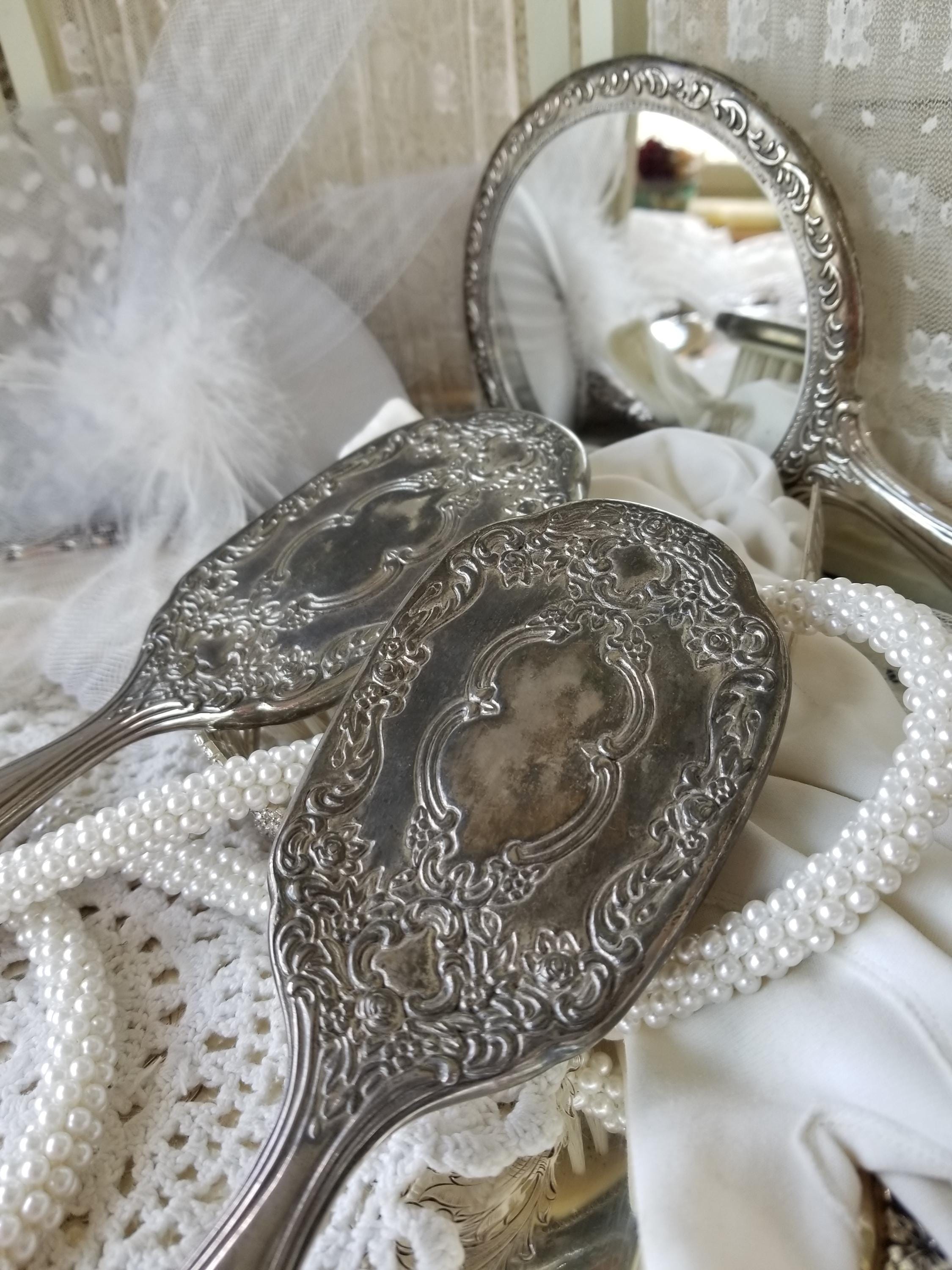Antique French Victorian Hair Brush - Etsy