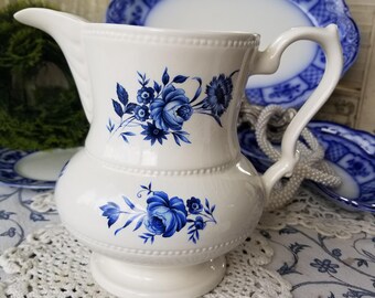 Gorgeous Vintage Lord Nelson Pottery Pitcher From England. Covered