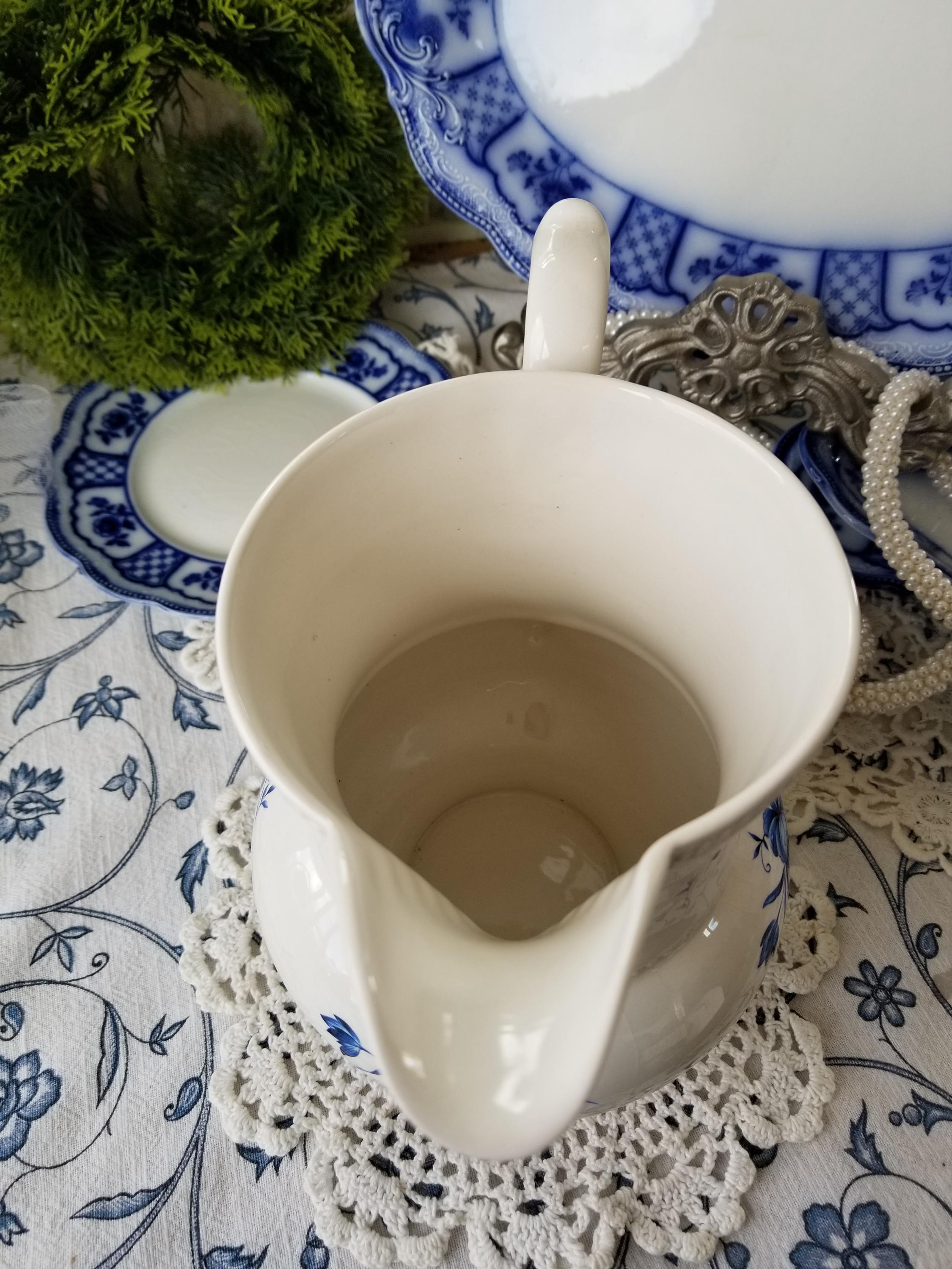 Gorgeous Vintage Lord Nelson Pottery Pitcher From England. Covered