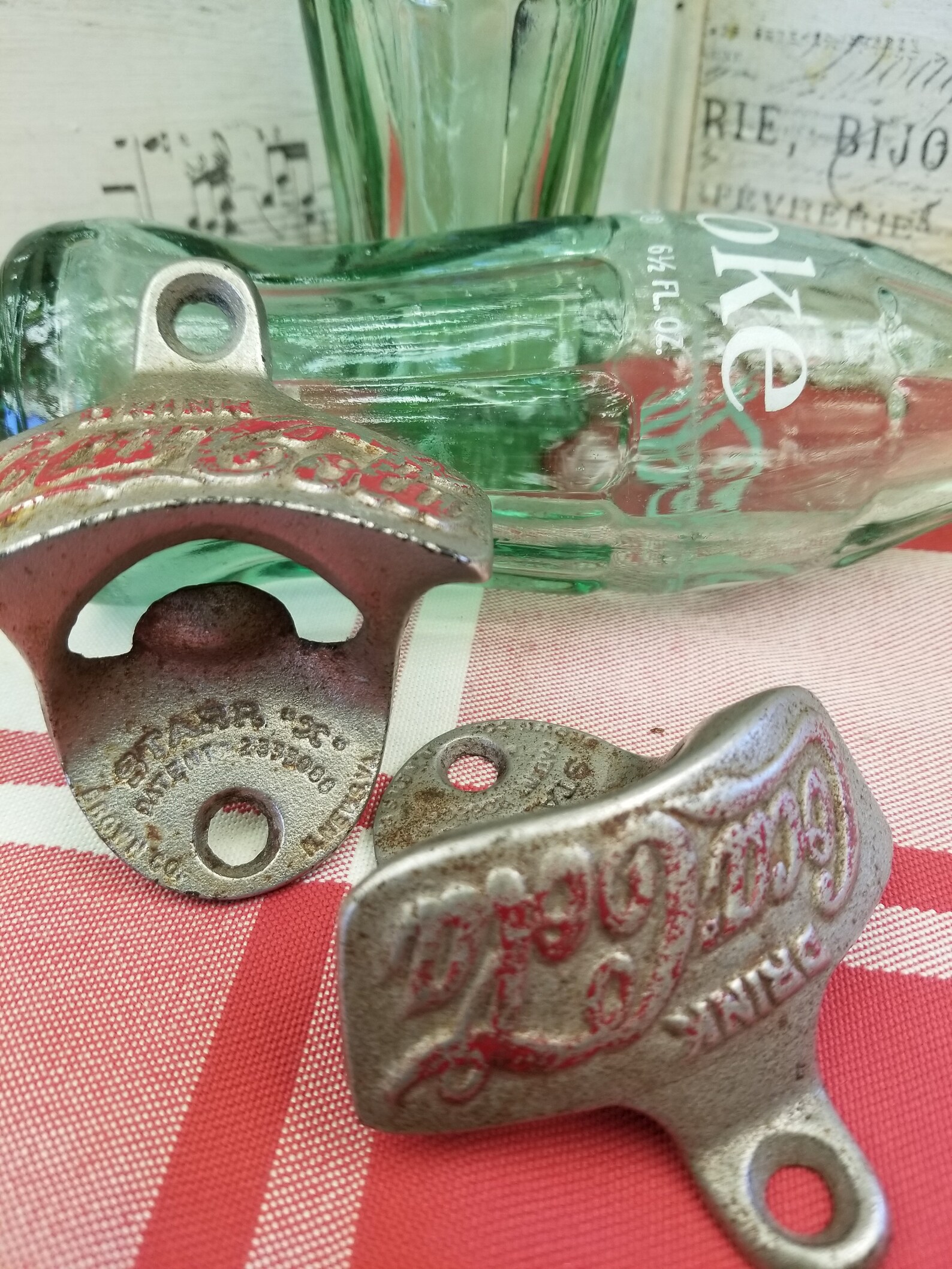 A pair of Vintage red painted Coca-Cola bottle openers. These | Etsy