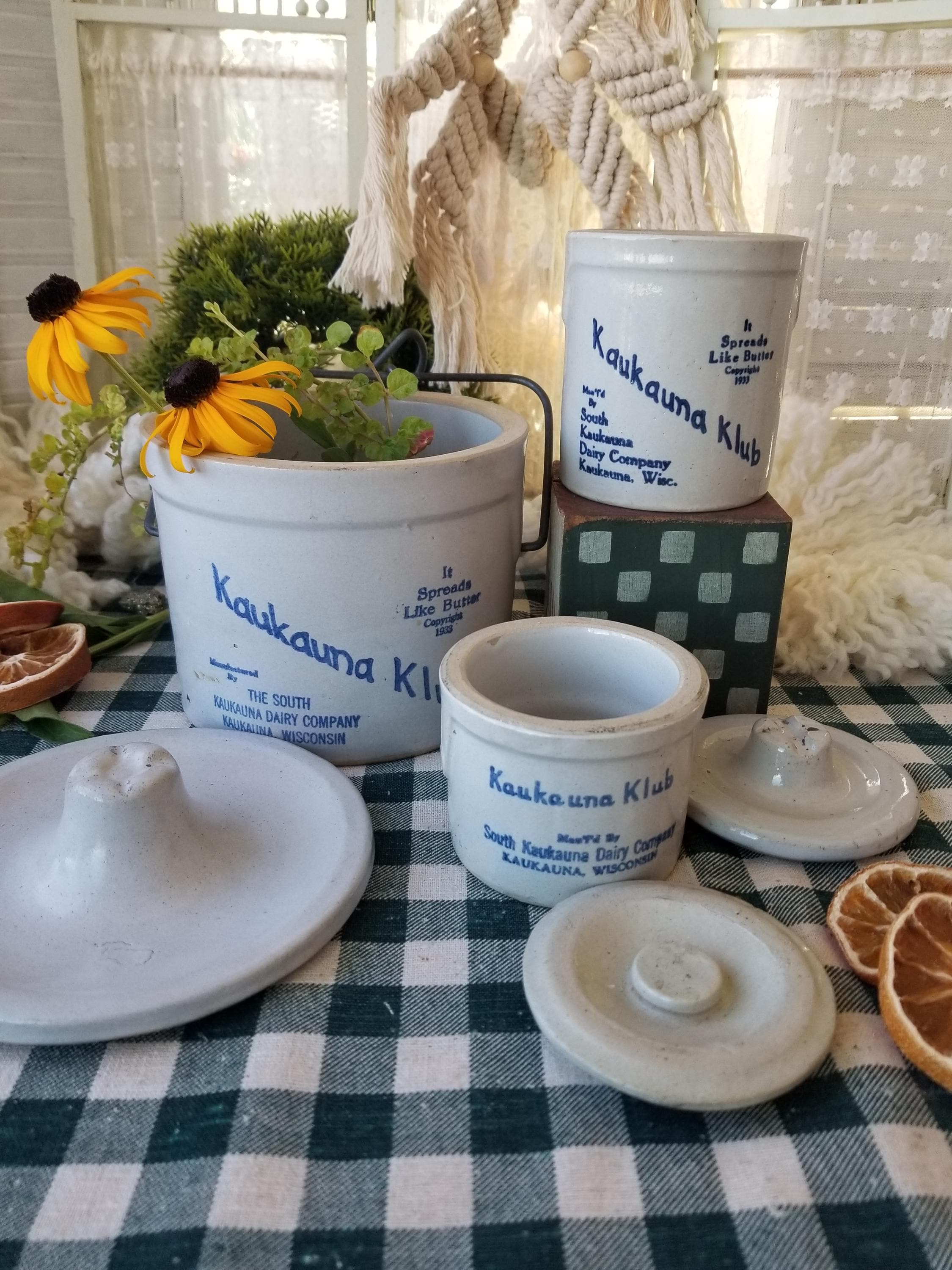 Vintage Wisconsin Cheese Crock - Etsy