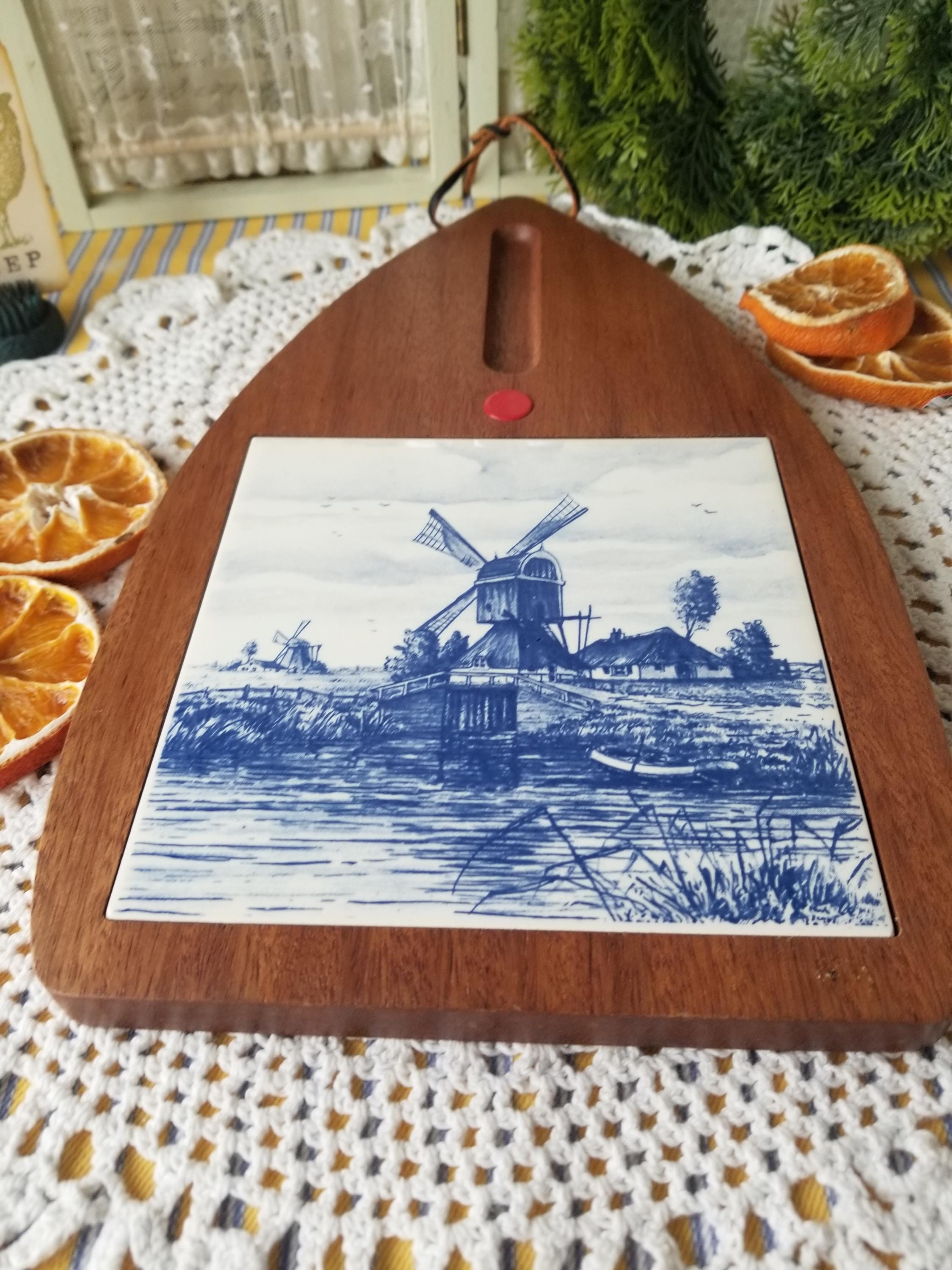 Vintage Dutch Cheese Board - Etsy