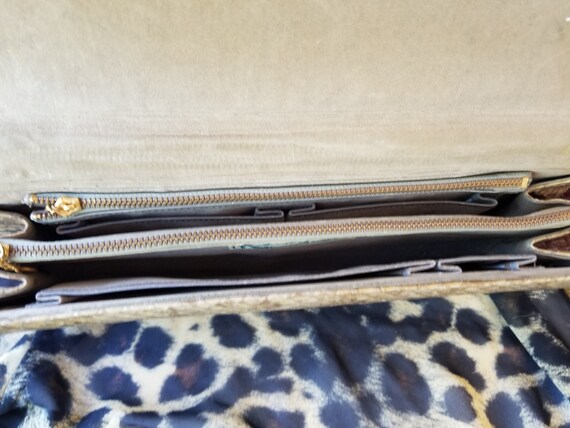Exotic vintage authentic python skin clutch purse… - image 9