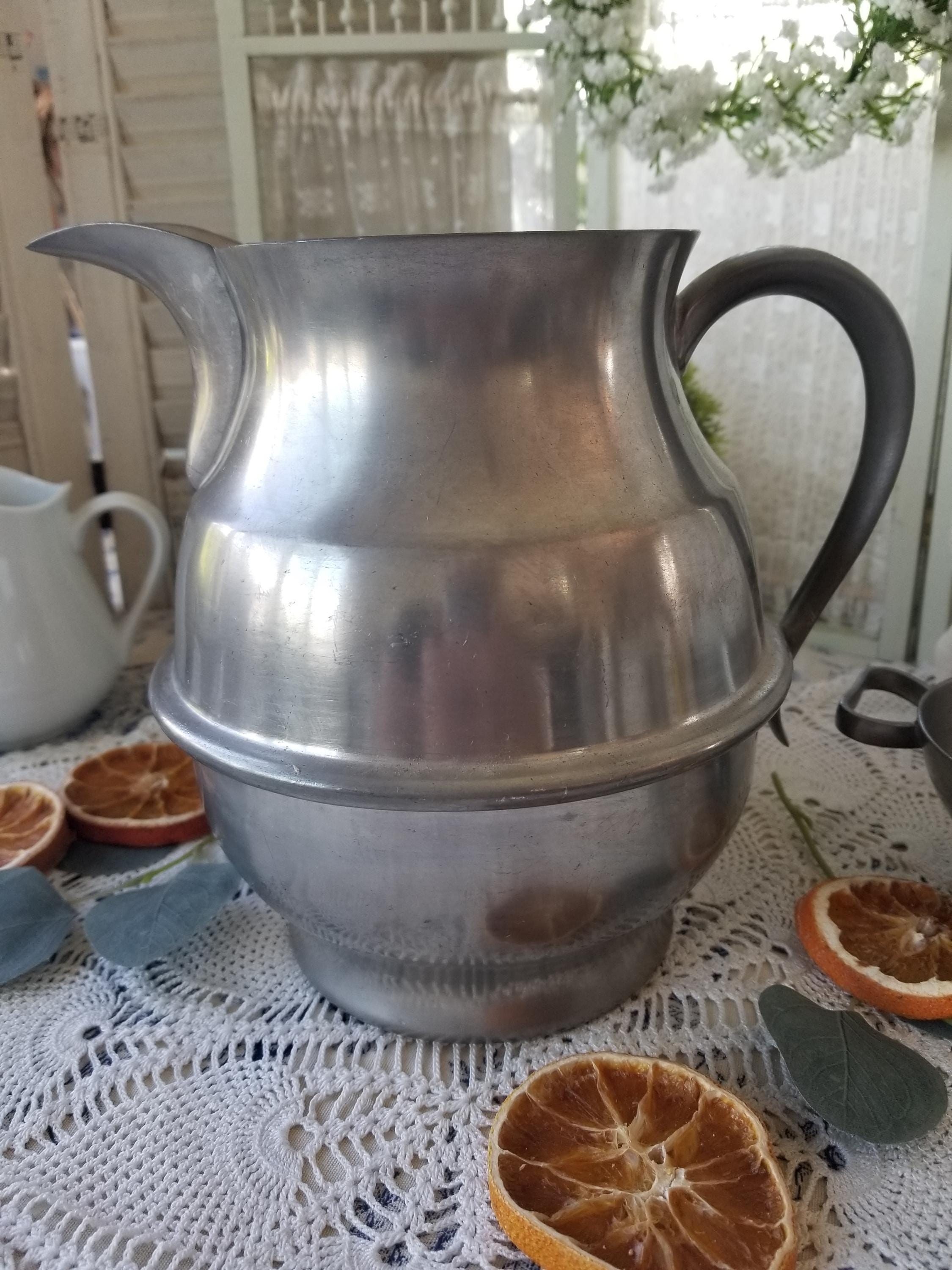 Antique Pewter Water Pitchers - Etsy