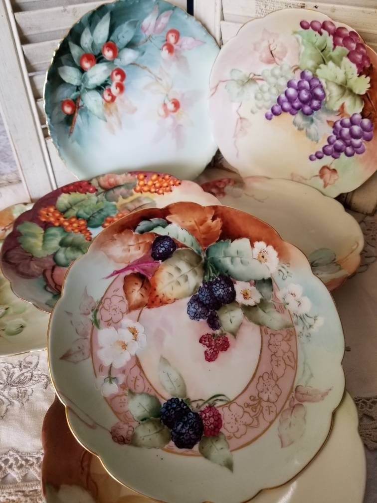 Breathtaking Selection of Hand-painted Antique Bavarian China