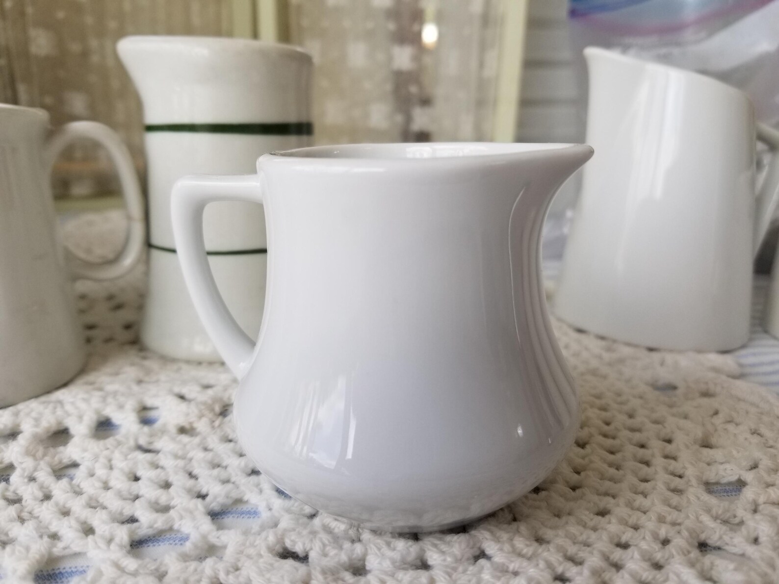 Choose From 8 Small White Pitchers. Any in This Selection of Small ...