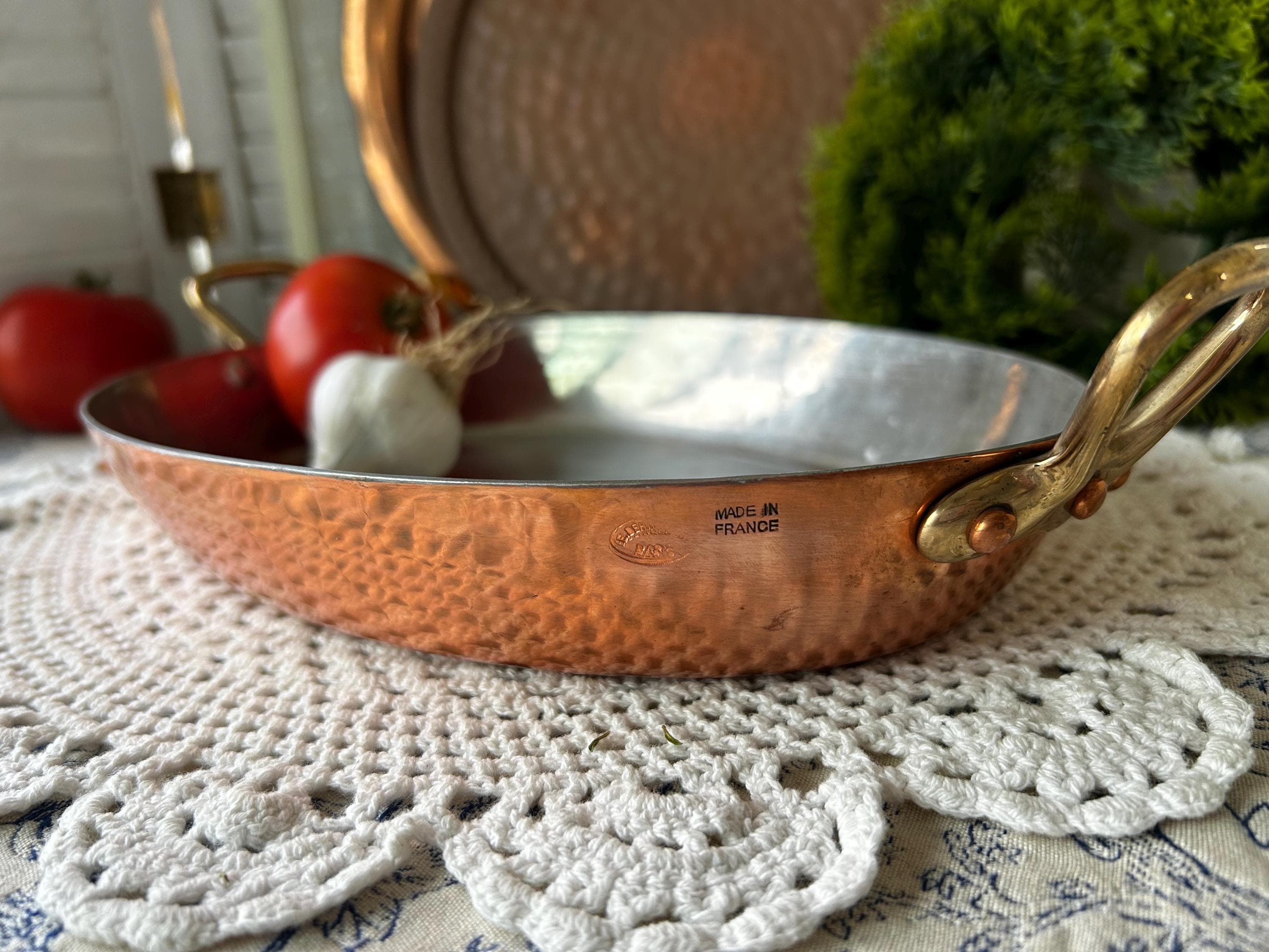 E. dehillerin Paris 銅製 ラウンドパン 20cm E. Dehillerin - Etsy