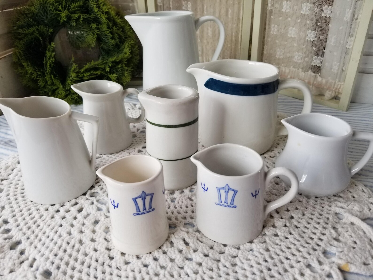 Choose From 8 Small White Pitchers. Any in This Selection of Small ...