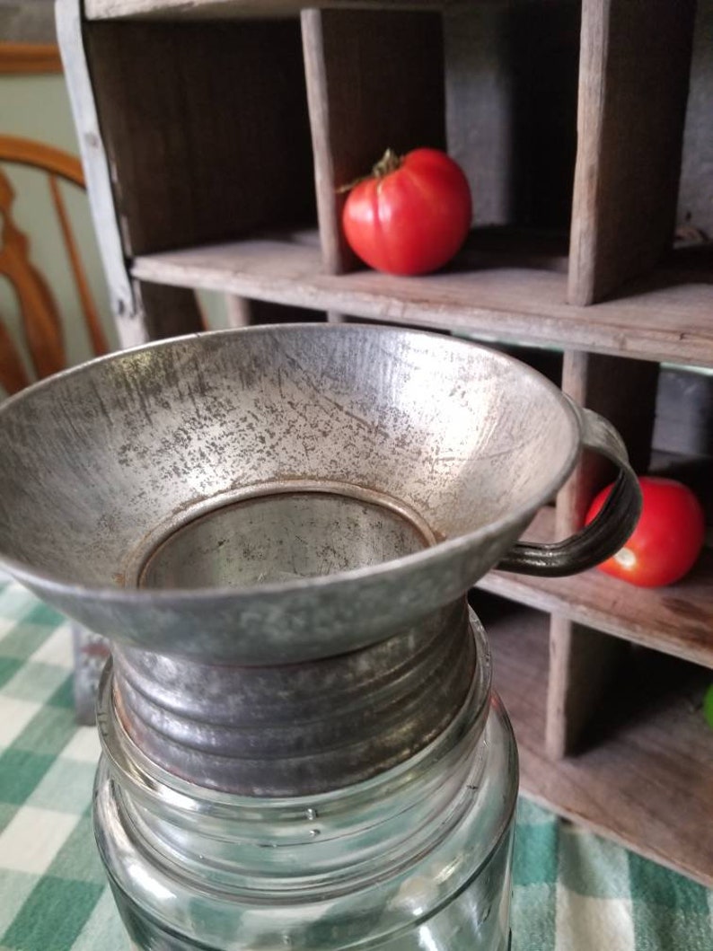 Antique 1897 jar funnel. This rare screw on funnel is truly a Etsy