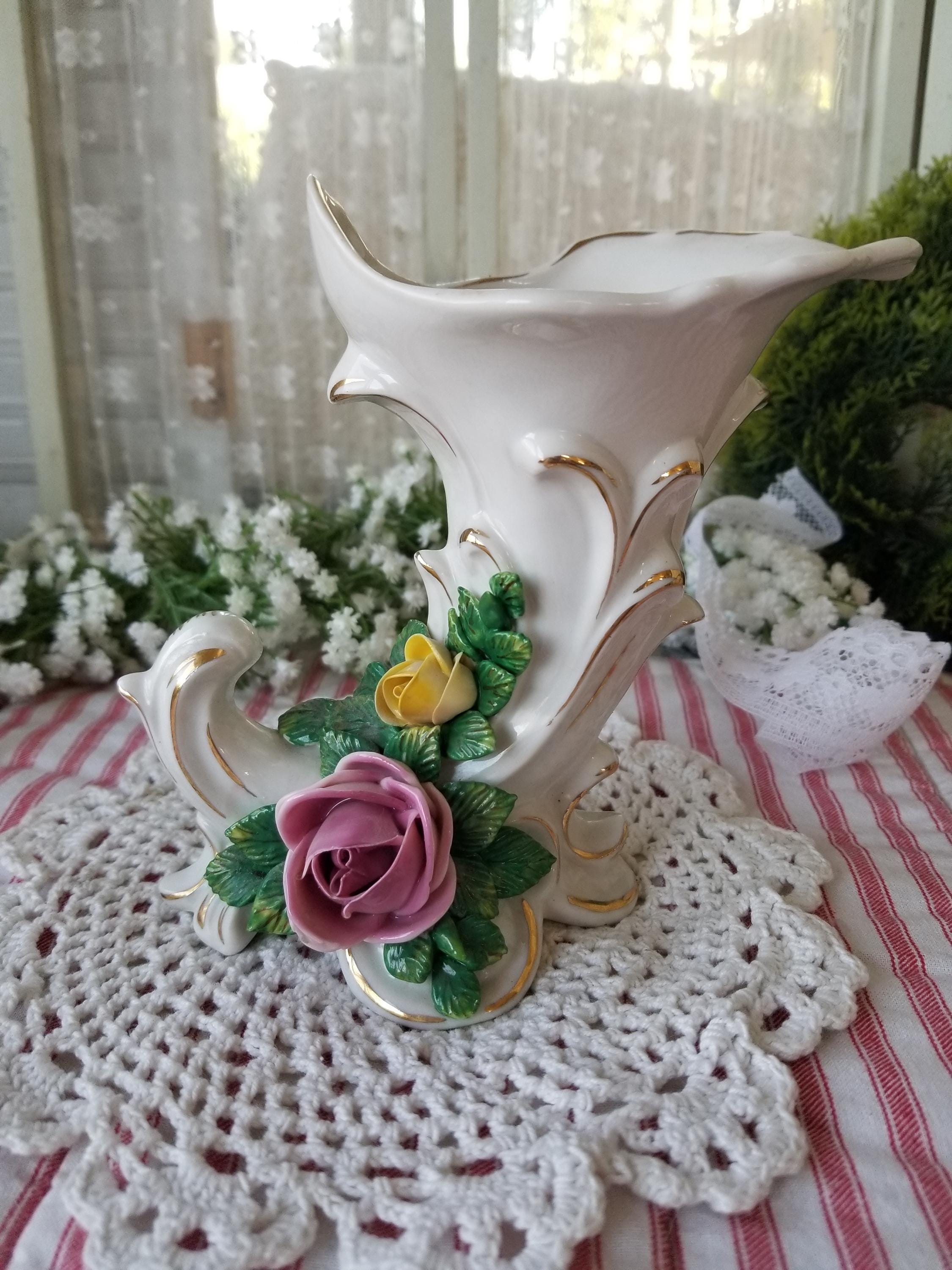 Dresden Porcelain Vase - Etsy