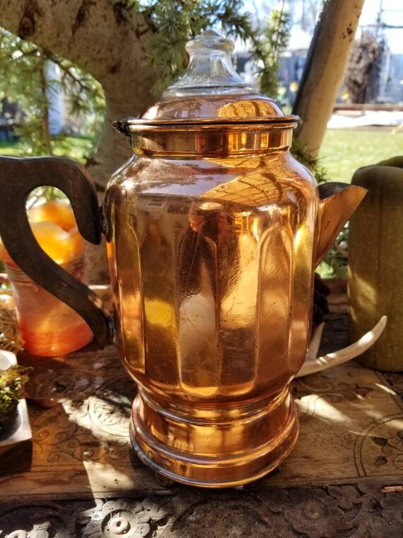 Rustic Vintage Electric Copper Coffee 