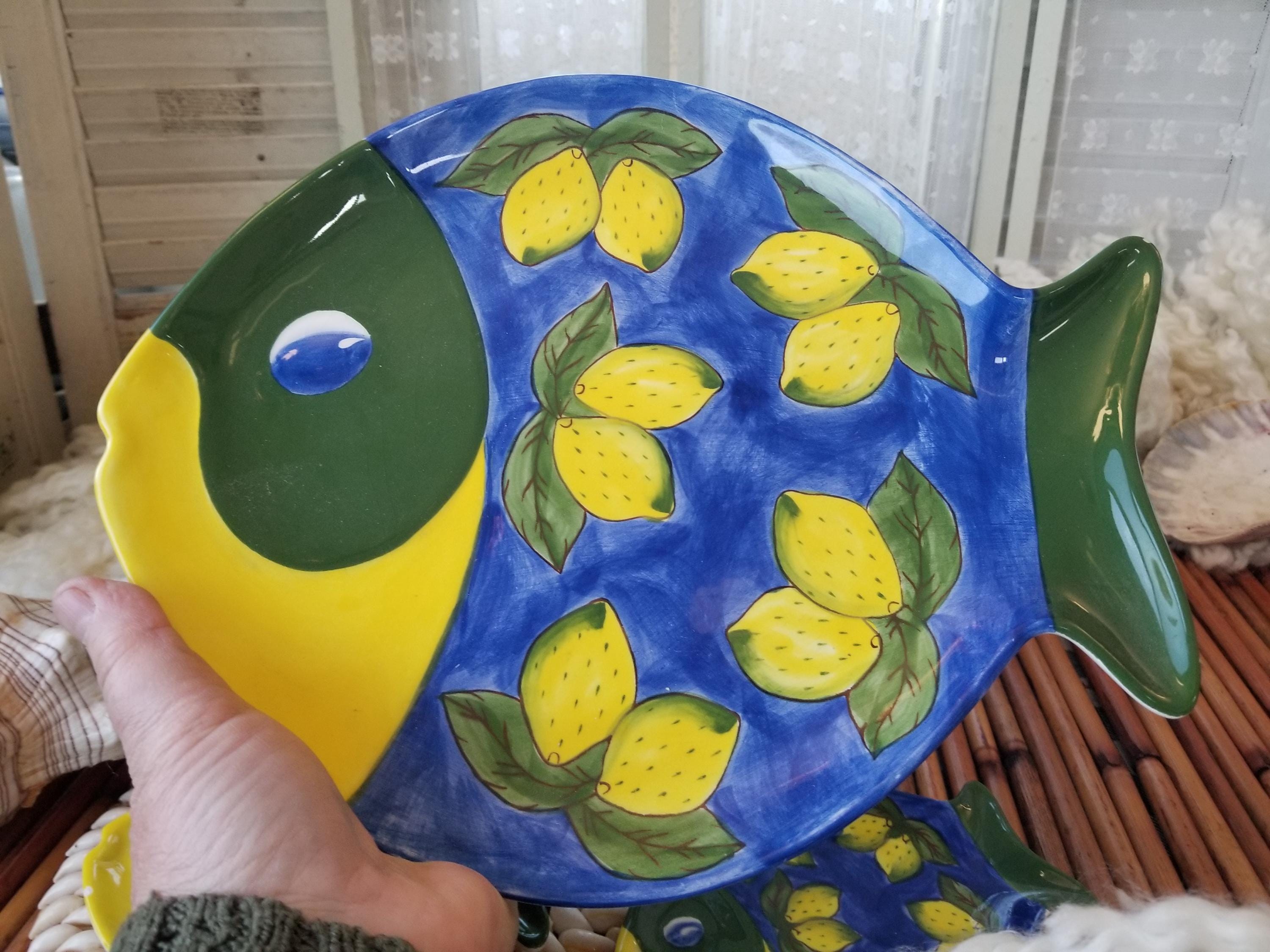 Beautiful Selection and Painted Lemon Fish Dishes. You Choose Which ...